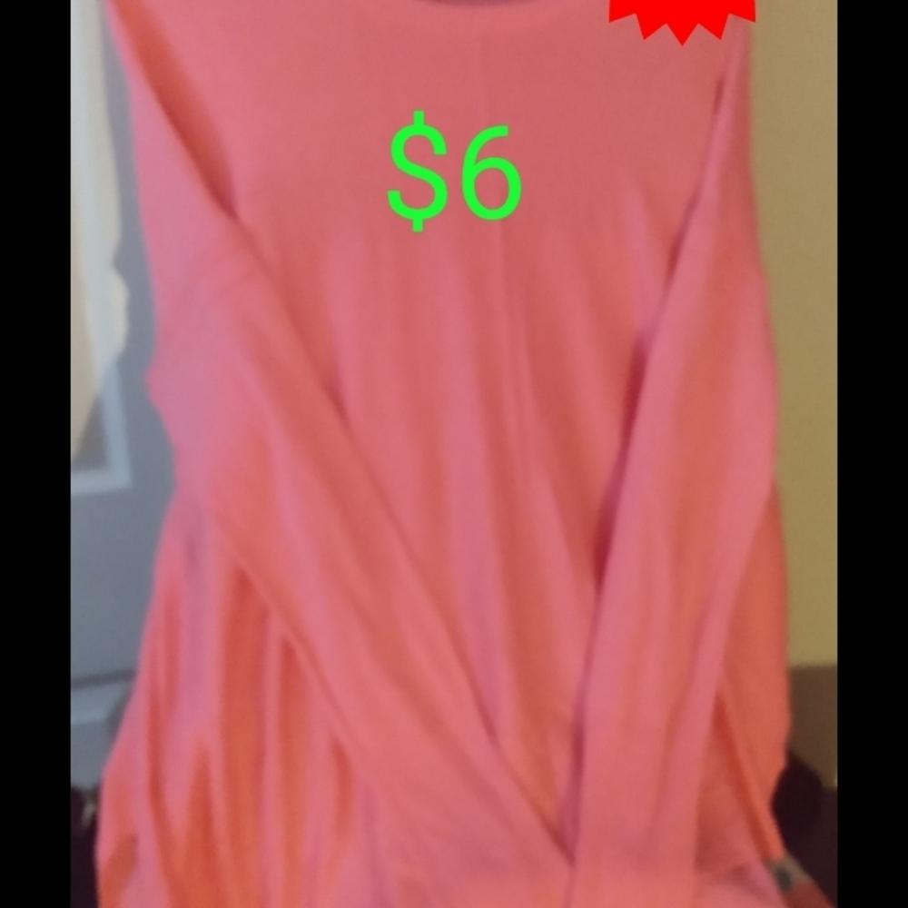 Pink Long Sleeve Top